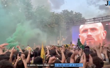 Les supporters nantais prêts à (re)mettre le feu place Foch