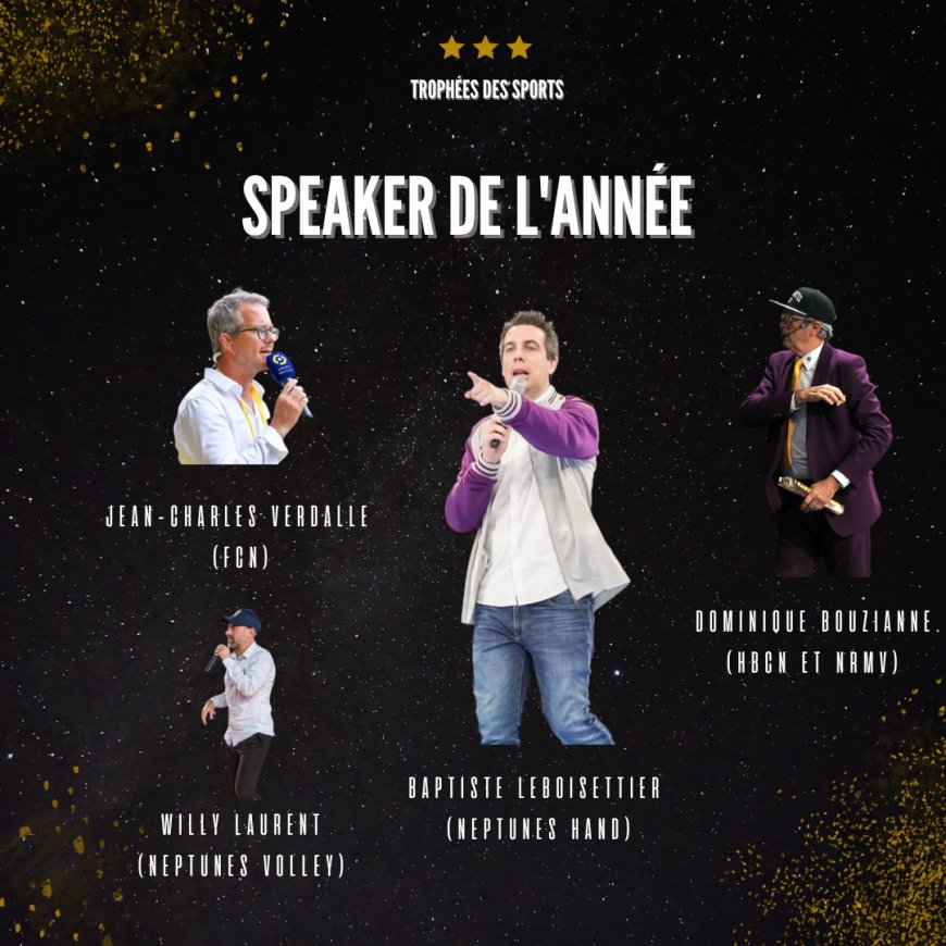 Qui sera élu meilleur speaker de l'année ?